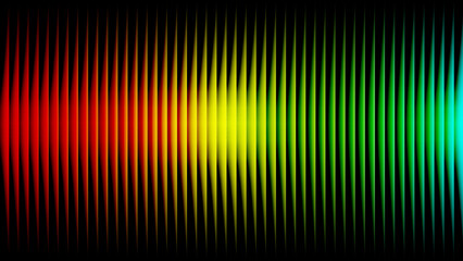 Vibrant vertical stripe spectrum