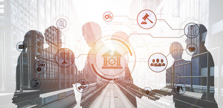 Futuristic digital law interface displaying justice scale, highlighting digital law, AI compliance, digital law systems, and digital law regulations for secure governance. Spline - Powered by Adobe
