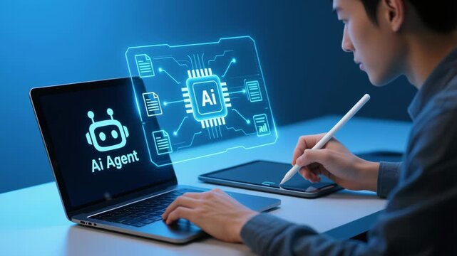 Artificial intelligence technology enhances online automation for employee payroll and financial management improving salary processing efficiency accuracy and business operations with advanced tools