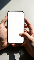 man holding digital tablet