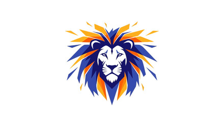 Obraz premium Lion head with transparent background