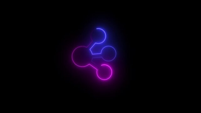 the share golden and purple color animation saber video