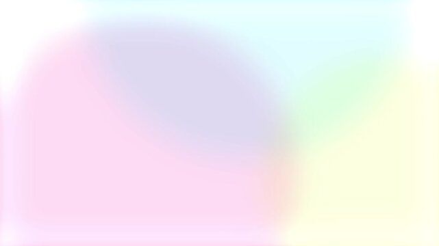 Colorful Pastel Bokeh Particles Festive Seamless Loop - Rainbow Celebration and Diversity Abstract Background with Copy Space (CMY color)
