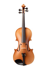 Fototapeta premium Beautiful violin on black background for music concept