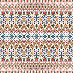 Colorful Ethnic Tribal Seamless Pattern