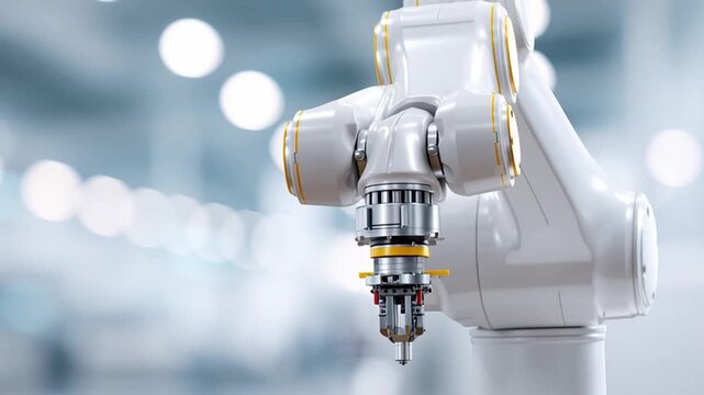 Advanced medical technology robotic arm sterile laboratory setting with precision automation engineering for industrial laboratory research and assembly inspection enhancing efficiency and safety