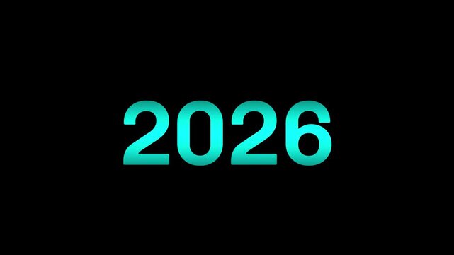 Year Scrolling Animation from 2006 to 2026 &ndash; Countdown Motion Background 