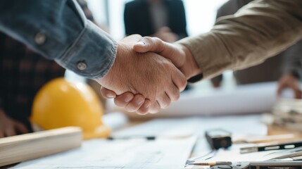 Businesspeople handshake