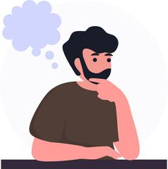 Thinking Concept Illustration