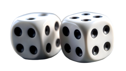dice on white