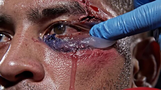 Watch This Gel Pull Out of a Severely Injured Eye