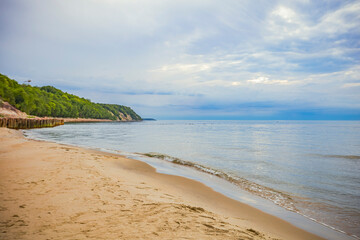 sandy beach in the Baltic Sea