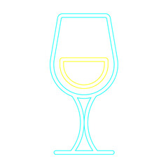 Beer Doodle Neon Illustration