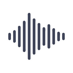 Obraz premium Modern wave lines on black background representing dynamic abstract frequency graph