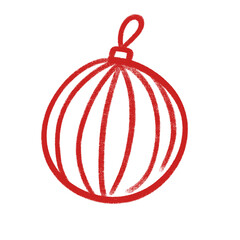 Christmas ornament doodle