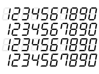 7セグメントディスプレイ・デジタル数字セット