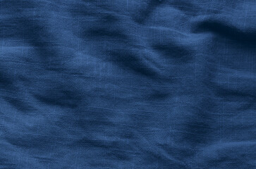 Blue cotton fabric texture background