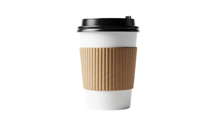 Coffee cup isolated on a transparent background