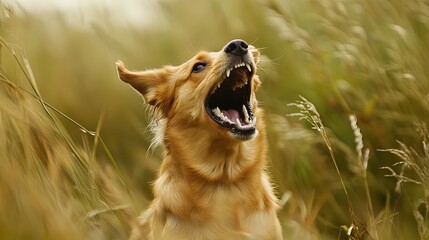 A heartwarming collection of Golden Retriever moments. Includes a joyful dog running in a field and another affectionately licking its owner's face, celebrating the bond between pet and human.