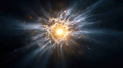 Fototapeta premium Abstract light burst