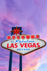 Welcome to Fabulous Las Vegas Neon Sign. Las Vegas, Nevada, USA
