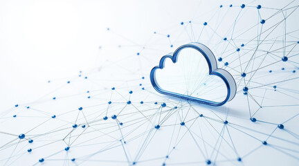 Cloud computing network data security storage connection digital