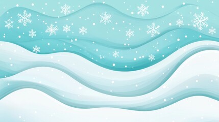 Snowflake Backgrounds Detailed snowflake illustrations forming a harmonious pattern on a serene winter background.
