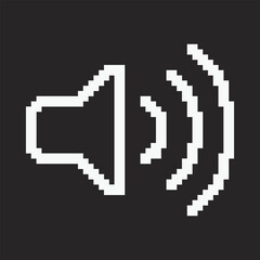 Sign Symbol Vector with Pixel Style