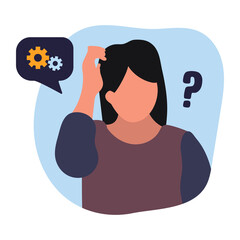 Thinking Concept Illustration