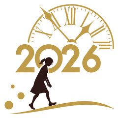 2026 happy new year vector 