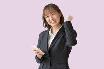 笑顔のビジネスウーマン