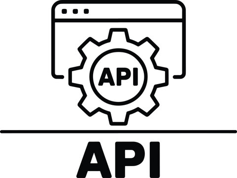 Application Programming Interface API Icon Concept