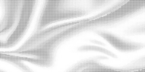 Wavy gradient halftone dots pattern texture background
