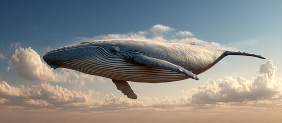 Fototapeta premium Whale in the Sky.