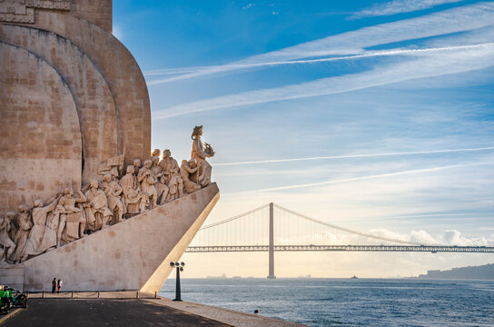  The Monument of the Discoveries  by the Tagus River in Lisbon.