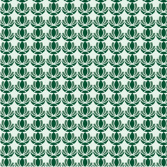 seamless pattern with green leaves