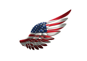 american flag on a white background