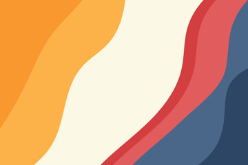 Abstract colorful wave shapes background

