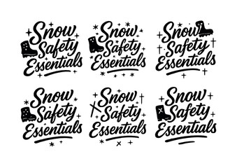 Snow Adventure Gear Icons. Snow adventure items. Colorful flat vector icons set of snow adventure items: sled,