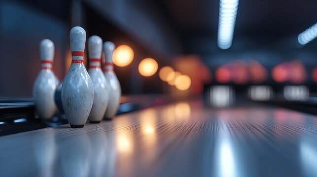 Bowling pins lane