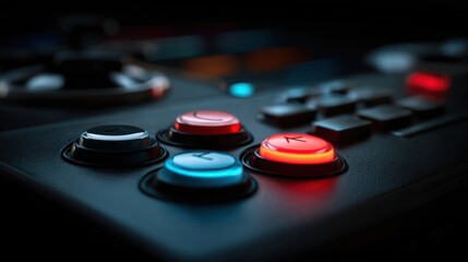 Audio workstation buttons