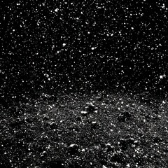Obraz premium Black Background with White Speckles Resembling a Starry Night Sky with Dense Concentration of White Dots at the Bottom