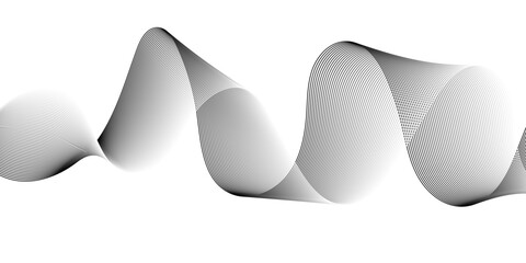 Modern glowing wavy lines with technology connection concept. Abstract technology lines mesh background. Abstract digital motion lines. Vector wave curve gradient pattern blend.