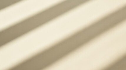 Obraz premium Beige surface with soft reflective light falling from window. Minimal, elegant texture background. Product mockup, wallpaper, digital art with gentle atmosphere