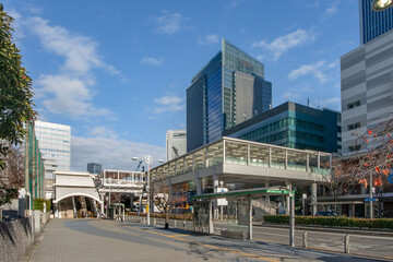 東京都、山手線の田町駅東口