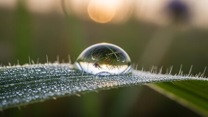 Morning Dewdrop Macro Photography