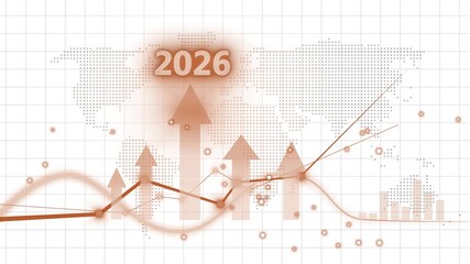 2026 Financial Business Growth Projection Animation