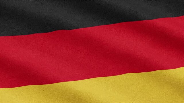Waving Pattern of the German National Flag