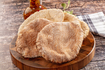 Turkish traditional Pita round bread