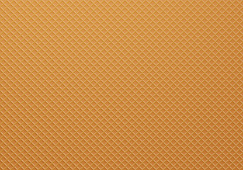 Fototapeta premium Brown Waffle Texture background. Ice cream Cone texture. Sweet tasty dessert. 3d render 